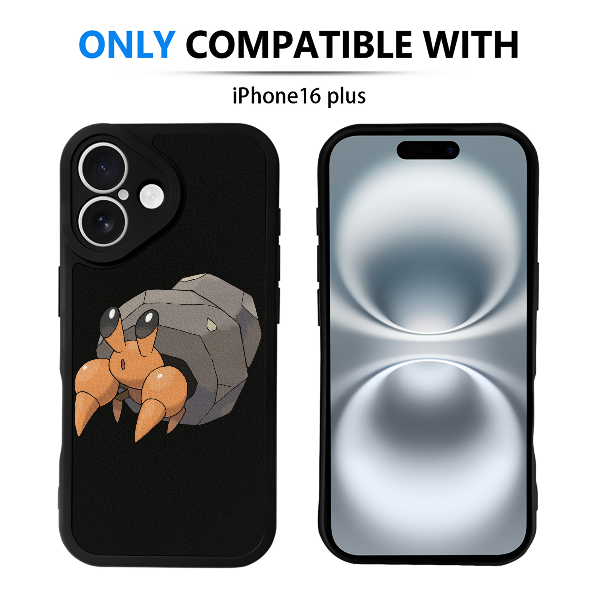 （画像用） ポケットモンスター Pokémon 【iPhone 16シリーズ対応】シリコンスマホケース（レザー調） 材質：シリコン